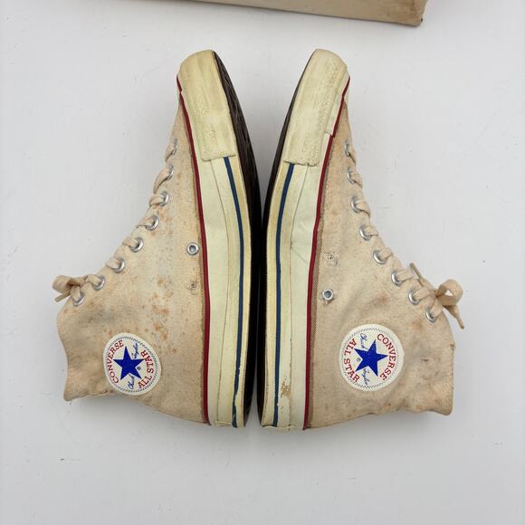 Vintage 80s Converse Chuck Taylor All Star High Sneakers Men\'s 8.5 With Box main image 9